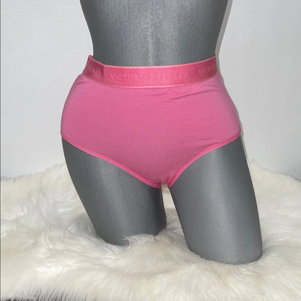 Victoria’s Secret Logo Cotton Modern Brief Panty Underwear. NWT